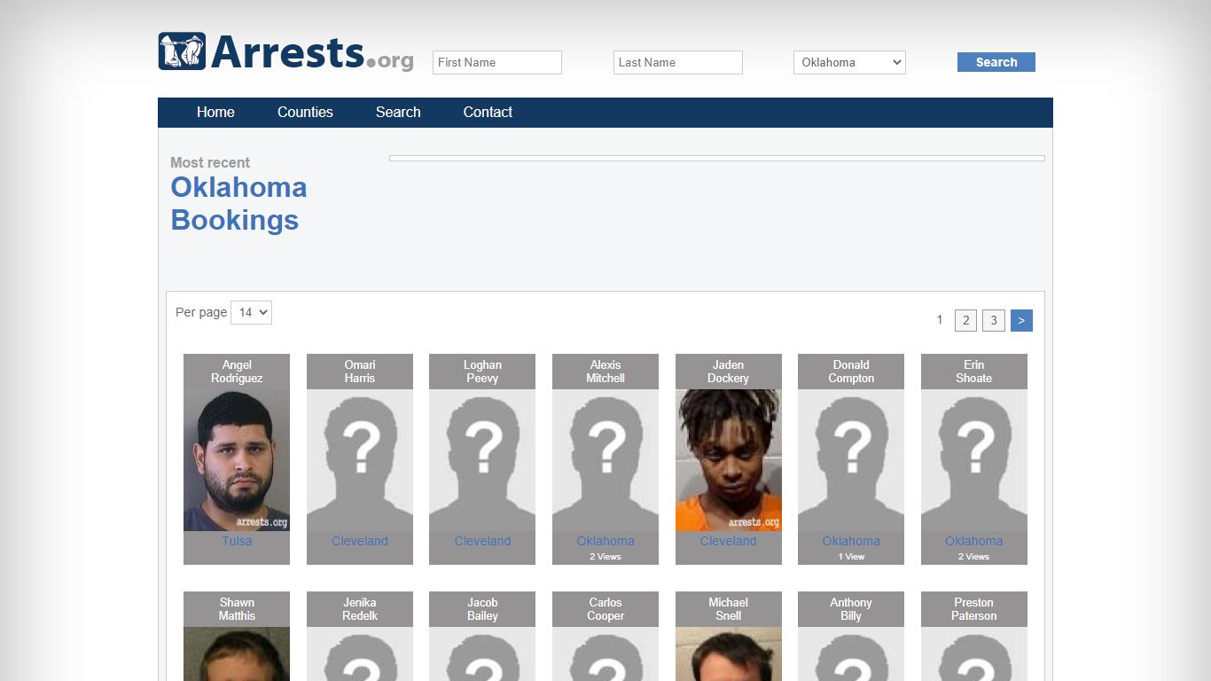 Oklahoma Arrests and Inmate Search